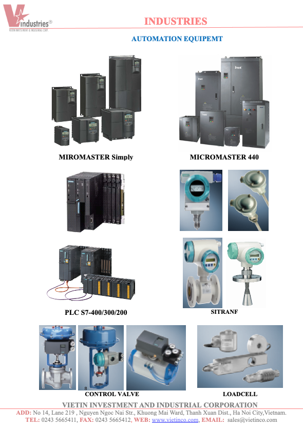 AUTOMATION EQUIPEMT