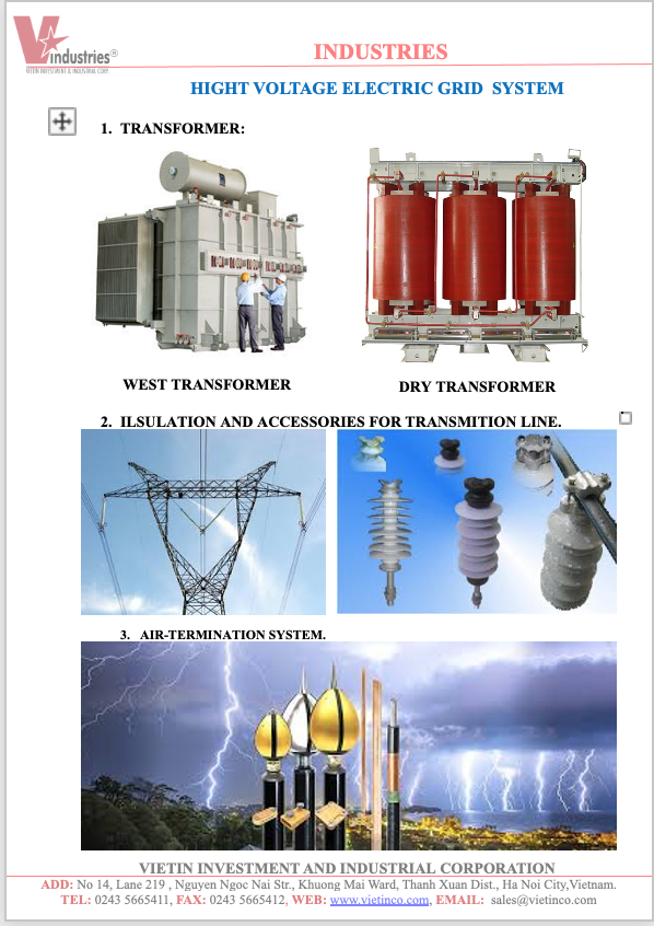HIGHT VOLTAGE ELECTRIC GRID  SYSTEM