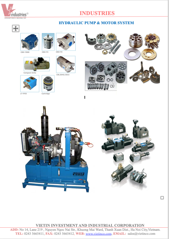 HYDRAULIC PUMP & MOTOR SYSTEM